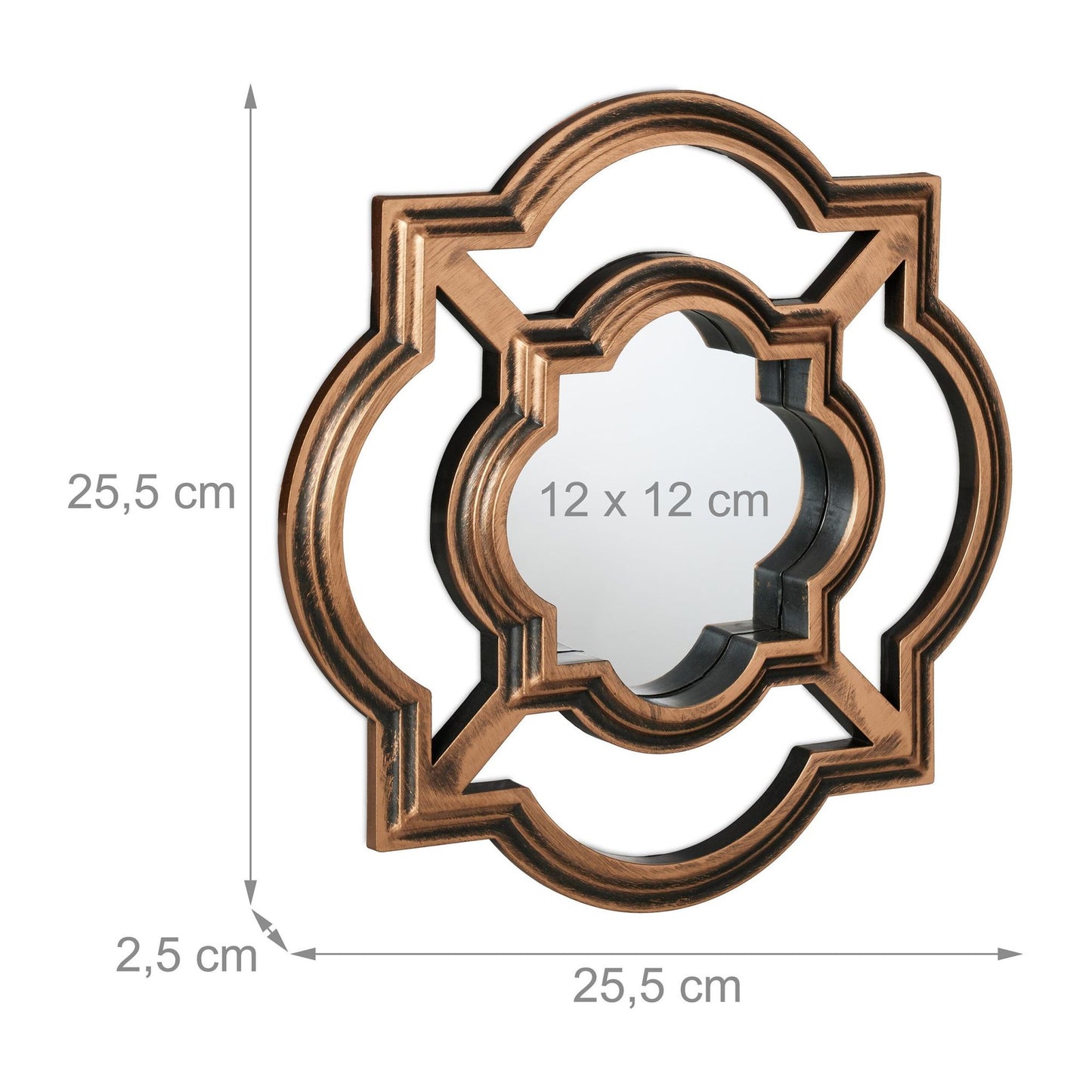 Decorative mirror set of 3