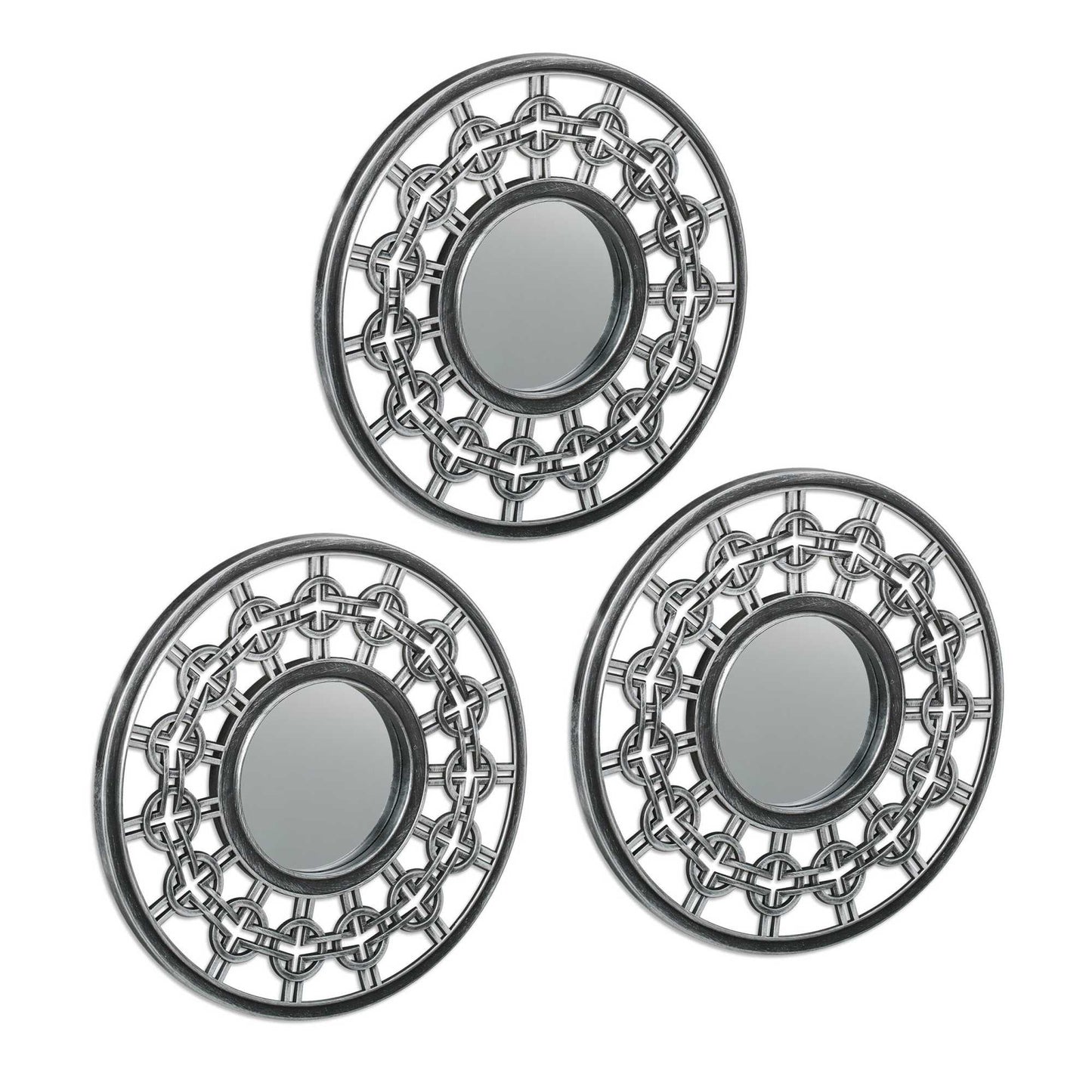 Decorative mirror set of 3