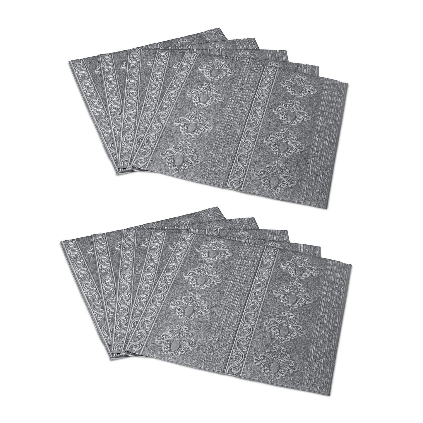 Decorative plastic baroque set of 10