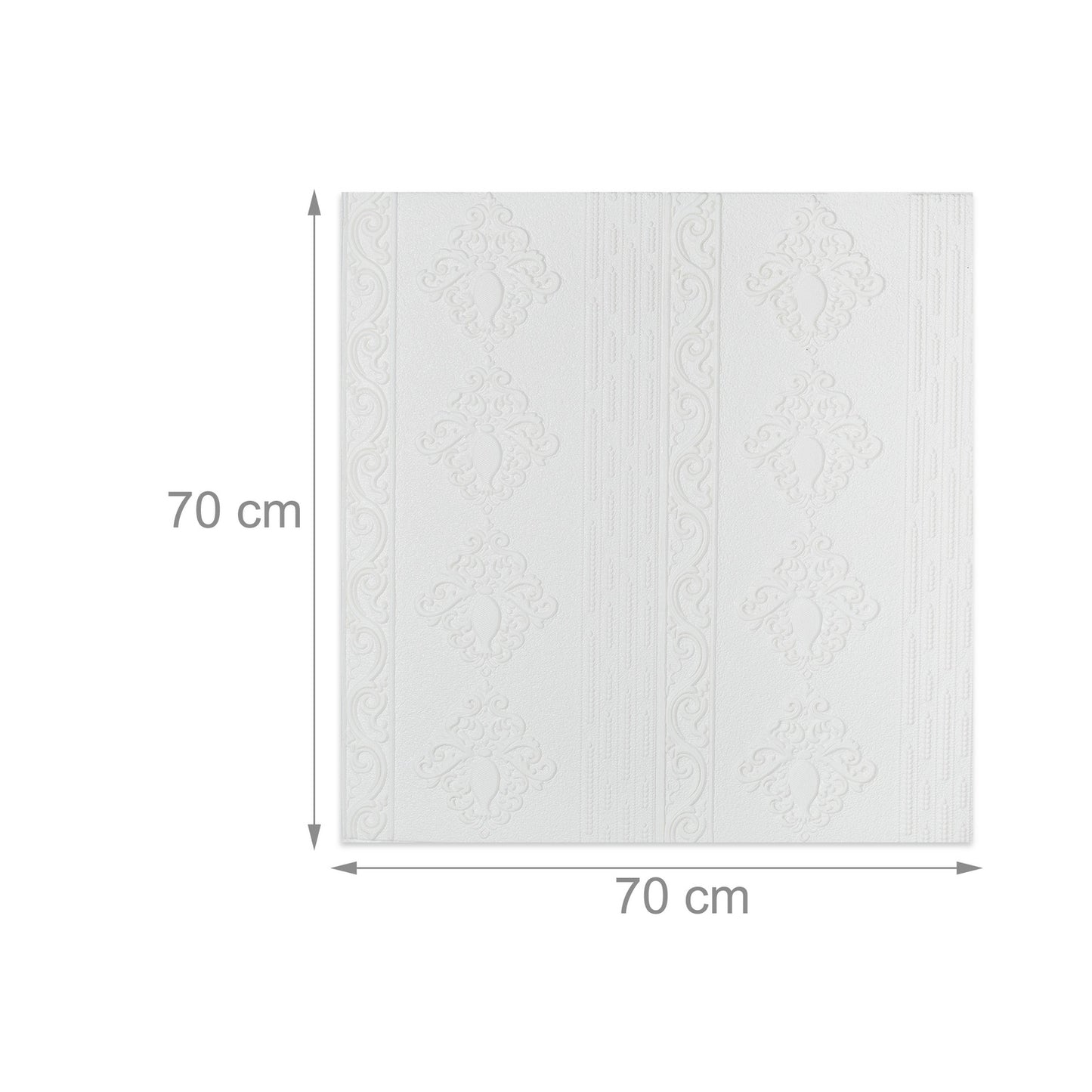 Decorative plastic baroque set of 10