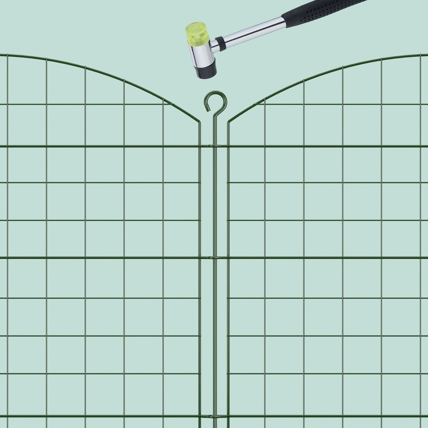 Decorative teichzaun with 10 parts