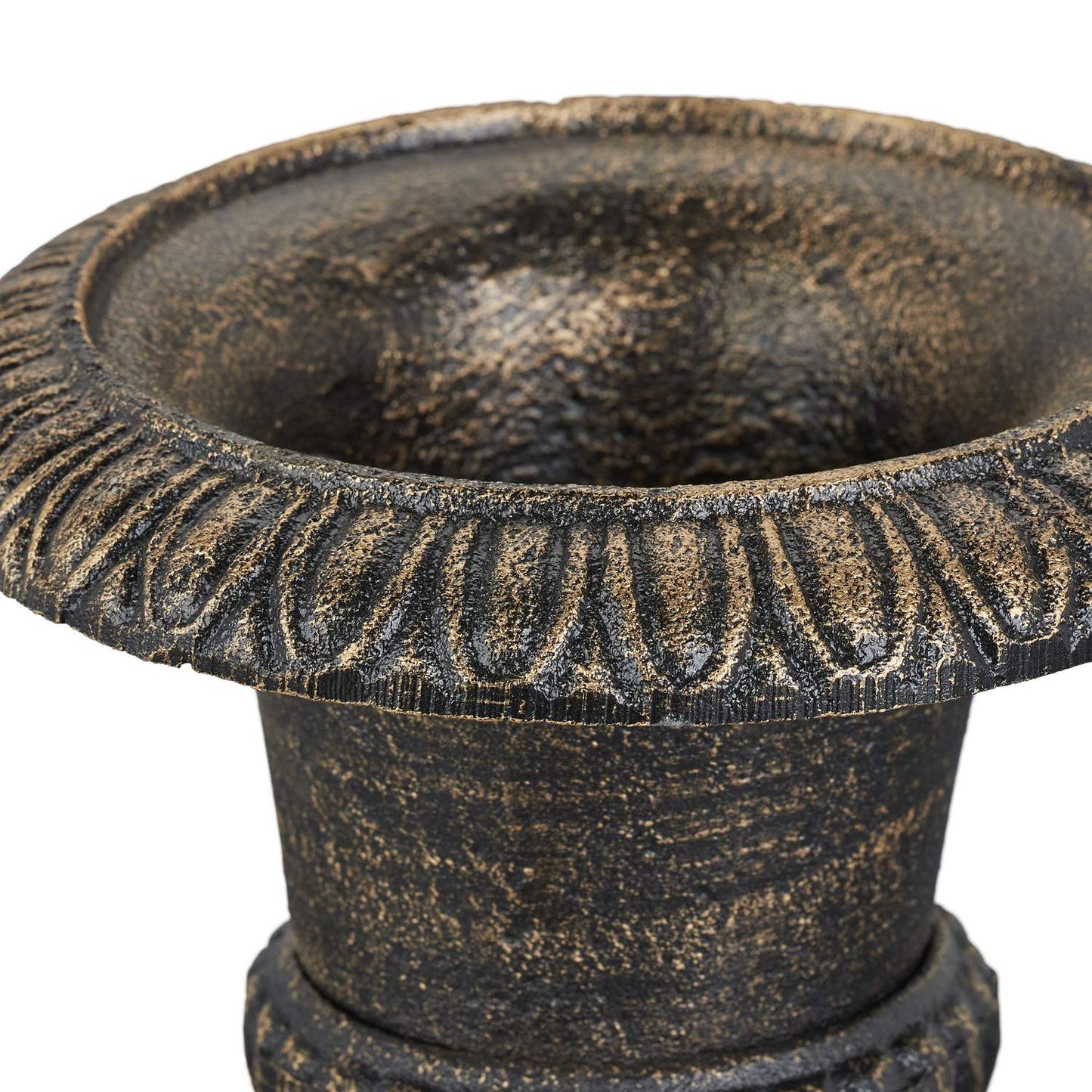 Decorative vase in cast iron