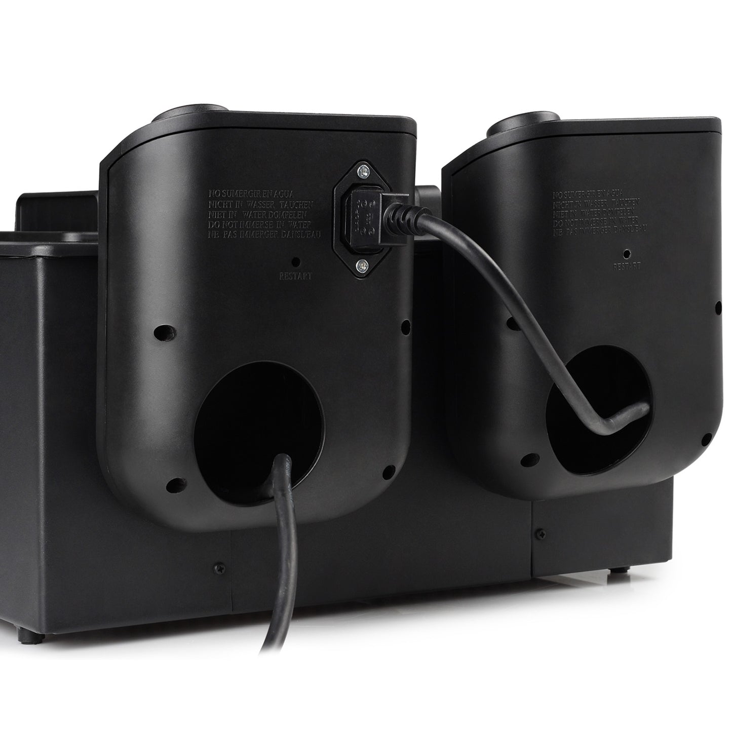 Deep fryer Double 2x3L 2x1800W Black