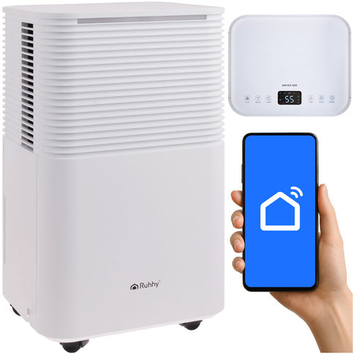 Dehumidifier, 12L/Day, WiFi, Timer, Humidistat