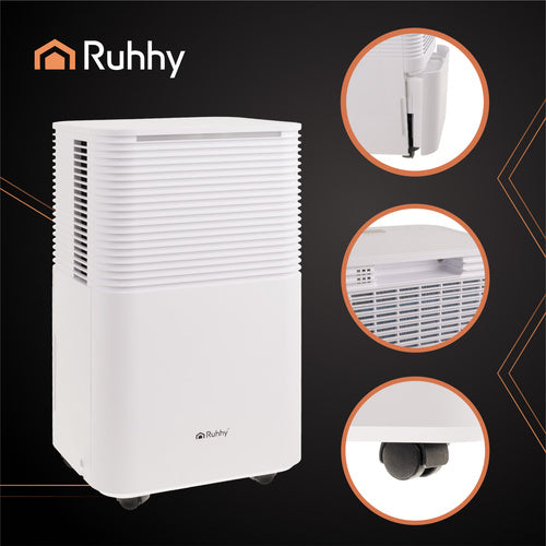 Dehumidifier, 12L/Day, WiFi, Timer, Humidistat