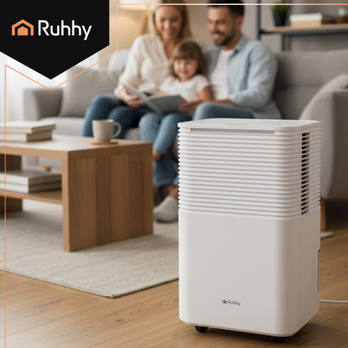 Dehumidifier, 12L/Day, WiFi, Timer, Humidistat