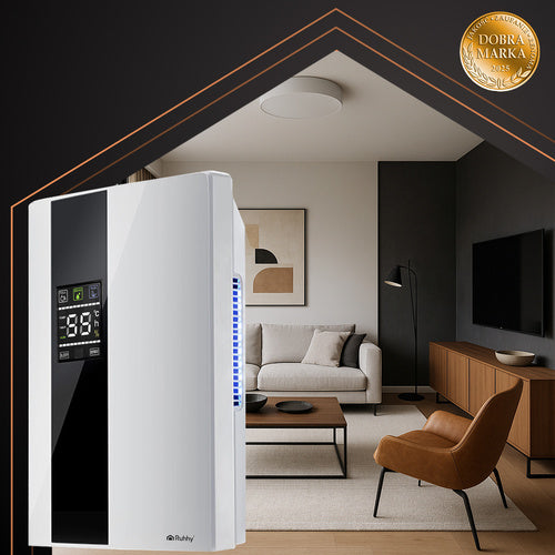 Dehumidifier & Air Purifier, 2-in-1, 2000ml Tank, Quiet