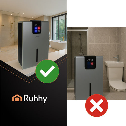 Dehumidifier with Peltier Tech, 2.2L Tank, 1000ml/Day