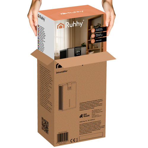 Dehumidifier with Peltier Tech, 2.2L Tank, 1000ml/Day