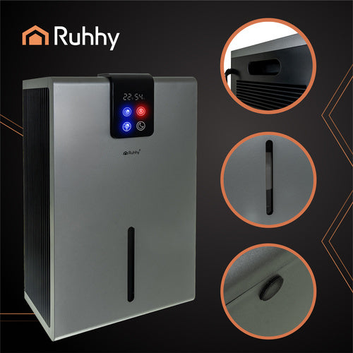 Dehumidifier with Peltier Tech, 2.2L Tank, 1000ml/Day