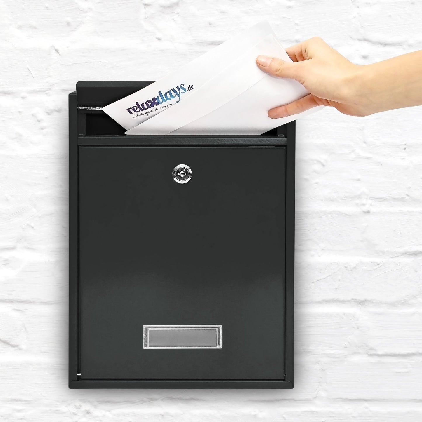 Design mailbox 35 cm in different colors
