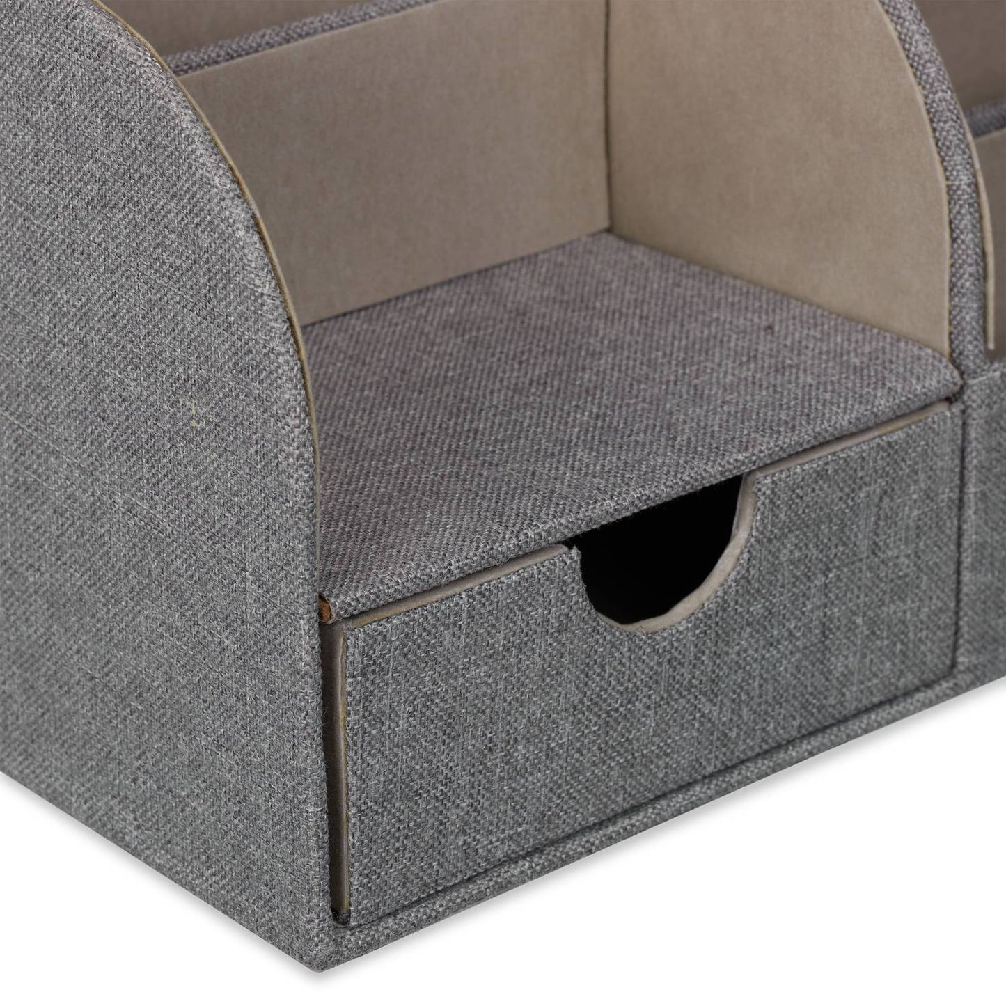 Desk Organiser Linen Look