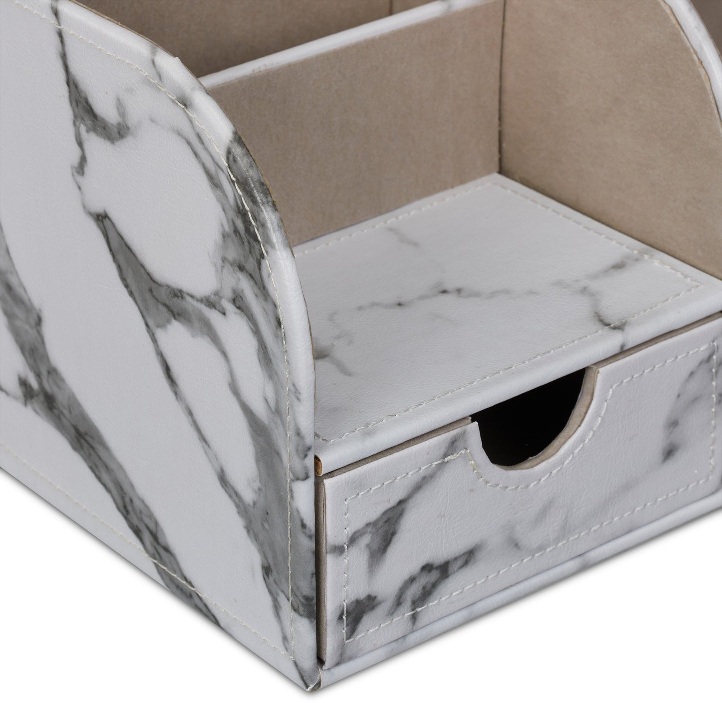 Desk Organiser Marble Look