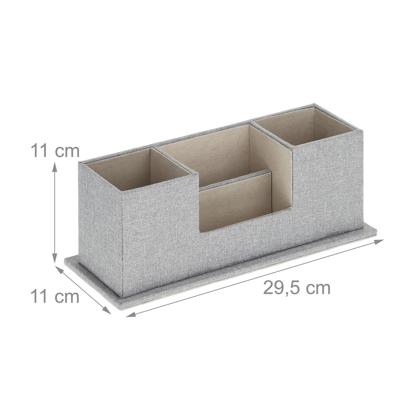 Desk Organiser in Fabric Look