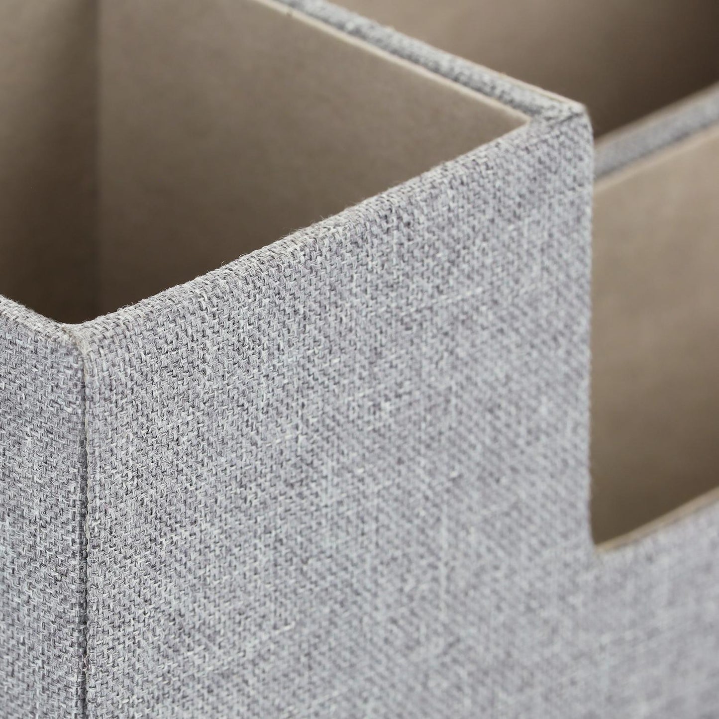 Desk Organiser in Fabric Look