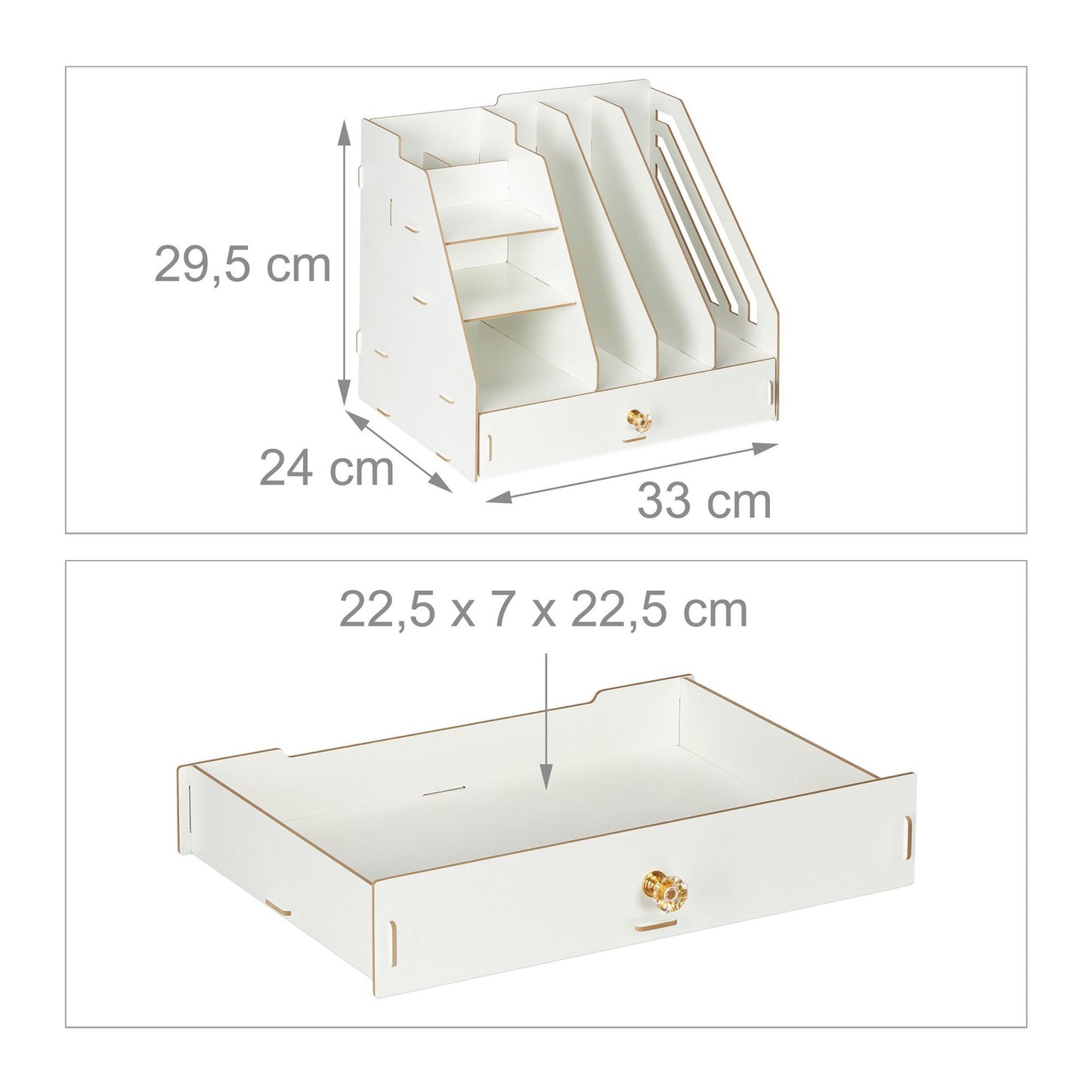 Desk Organiser with Compartments