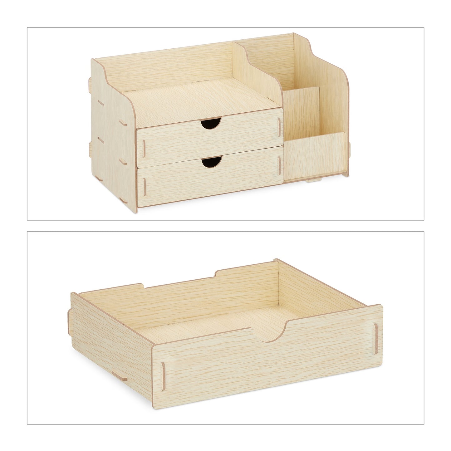 <p>Enhance your workspace efficiency with this desk organiser, featuring a quick-assembly plug-in system for seamless setup. Keep your essentials organized and within reach.</p>

<ul>
<li>Streamline your workspace with quick plug-in assembly.</li>
<li>Acc
