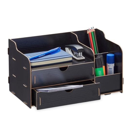 <p>Enhance your workspace with this efficient desk organiser, featuring a smart plug-in system for effortless assembly. Perfect for home or office, it keeps essentials organized and easily accessible.</p>

<ul>
<li>Assemble swiftly with a user-friendly pl