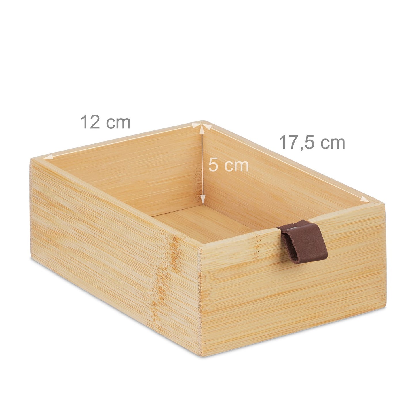 Desk Organizer with 3 Bamboo Drawers