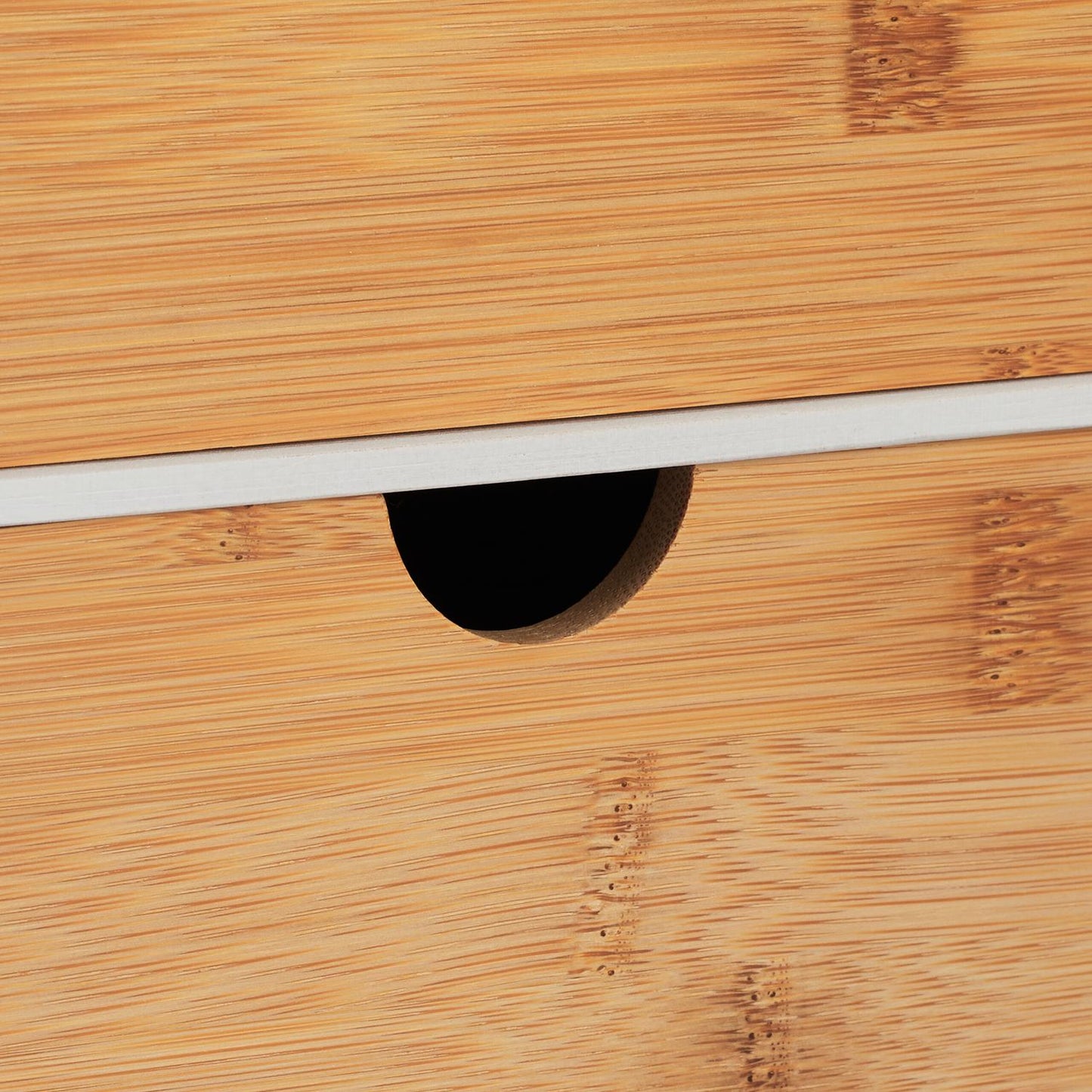 Desk Organizer with 3 Drawers, Bamboo MDF