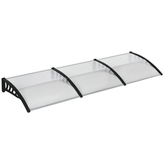 Exterior door in aluminium, UV and rain protection, black