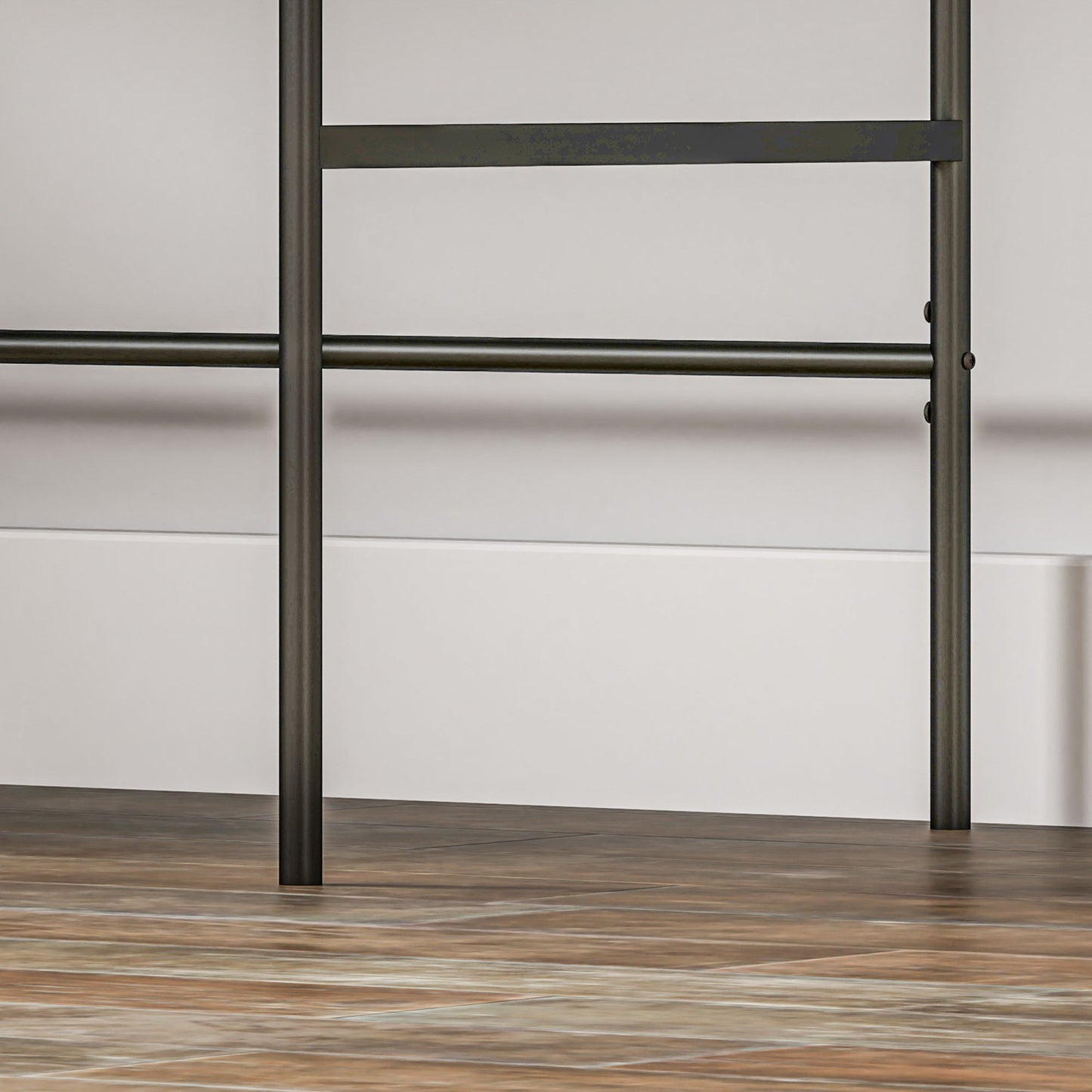Oak Desk with storage, office table with shelf - 120x60x76.5 cm