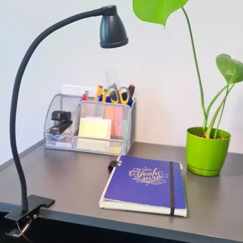 Desk lamp with a clip - black Izoxis 19454
