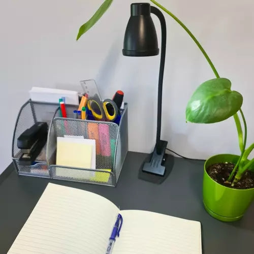 Desk lamp with a clip - black Izoxis 19454
