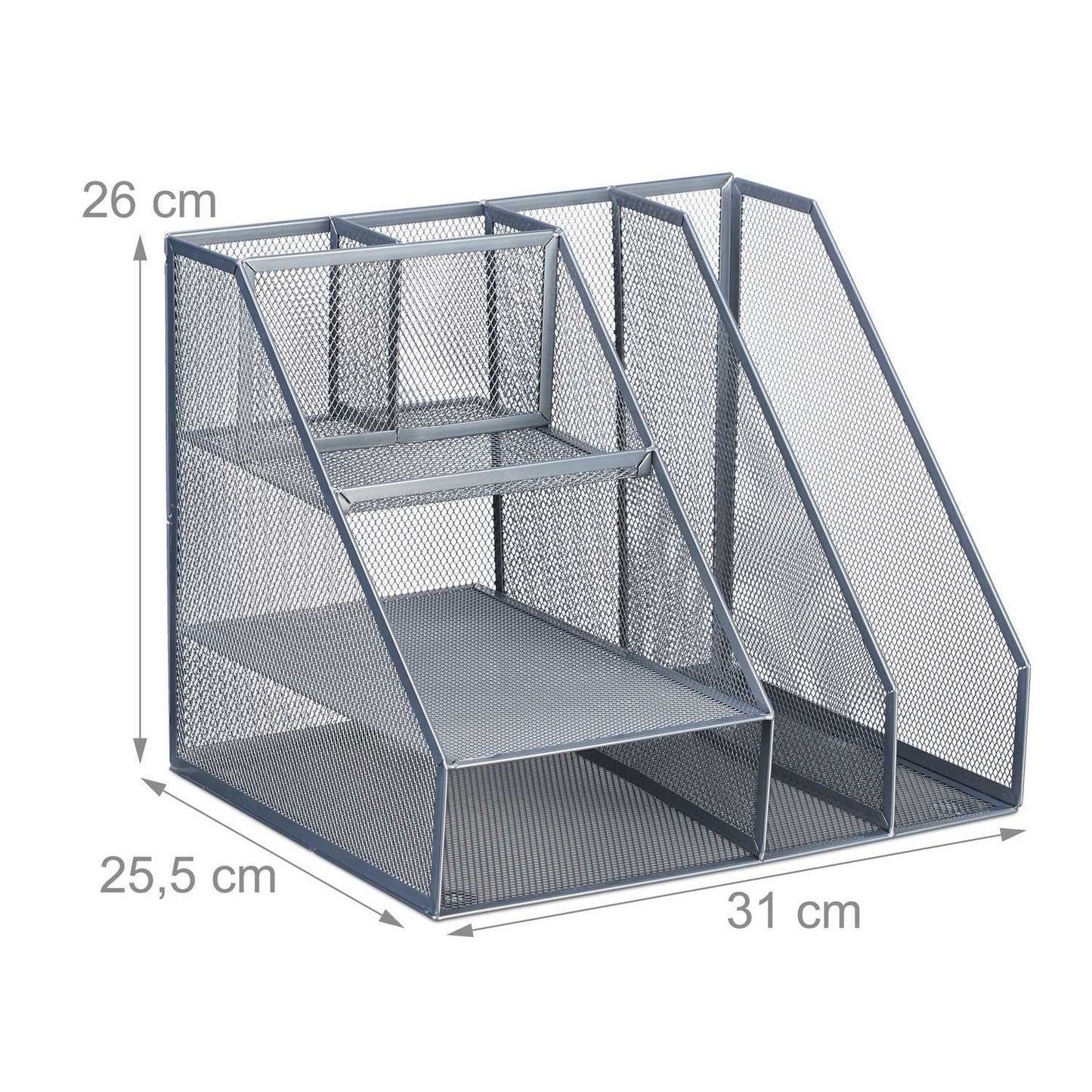 Desk organization 7 metal shelves