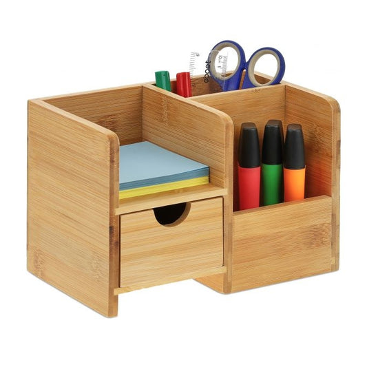 <p>The bamboo desk storage box enhances workspace organization with its natural, durable design. This eco-friendly solution offers practical storage for stationery and office supplies, promoting efficiency and focus.</p>

<ul>
<li>Organize essentials with