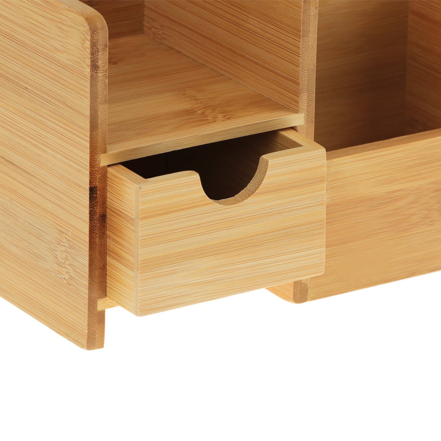 <p>The bamboo desk storage box enhances workspace organization with its natural, durable design. This eco-friendly solution offers practical storage for stationery and office supplies, promoting efficiency and focus.</p>

<ul>
<li>Organize essentials with