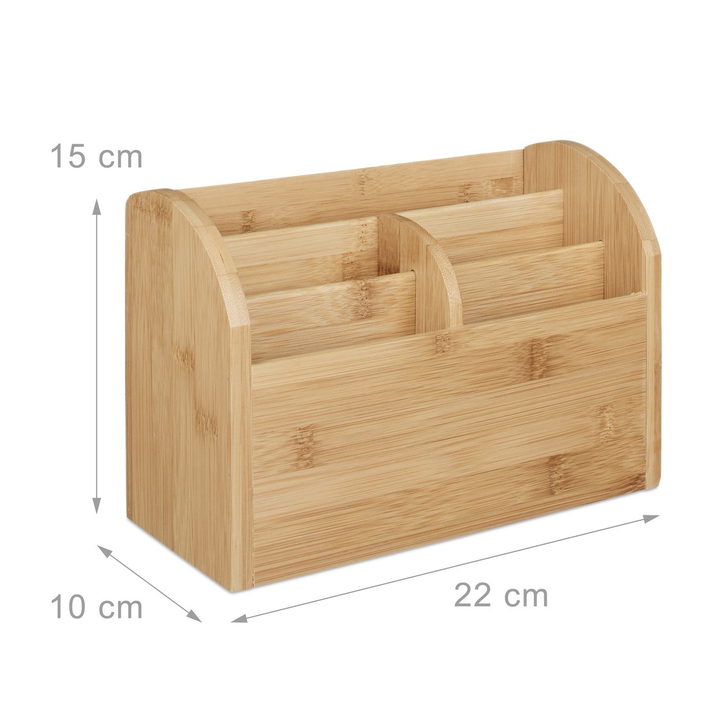 Desk organization in bamboo