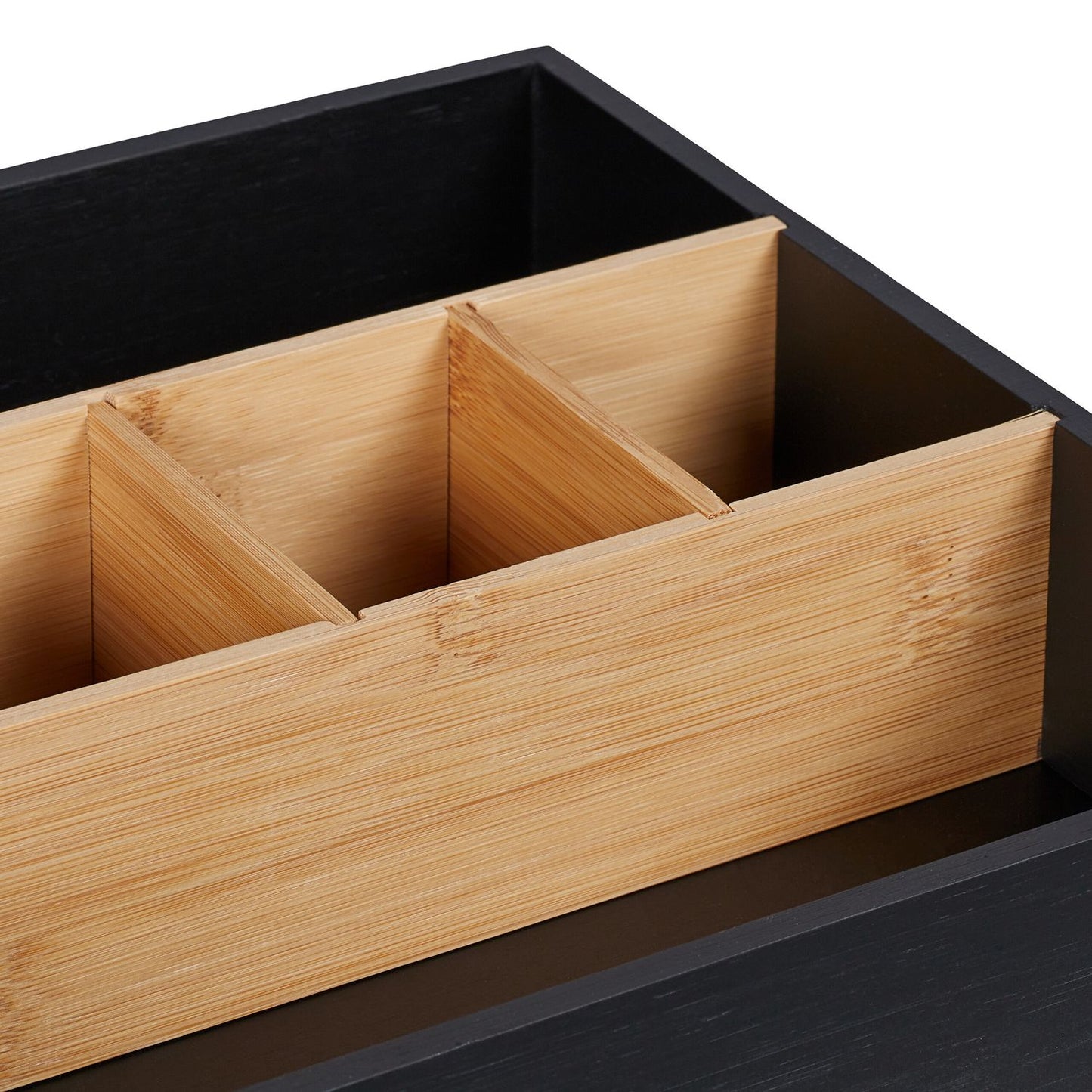 Desk organization in black