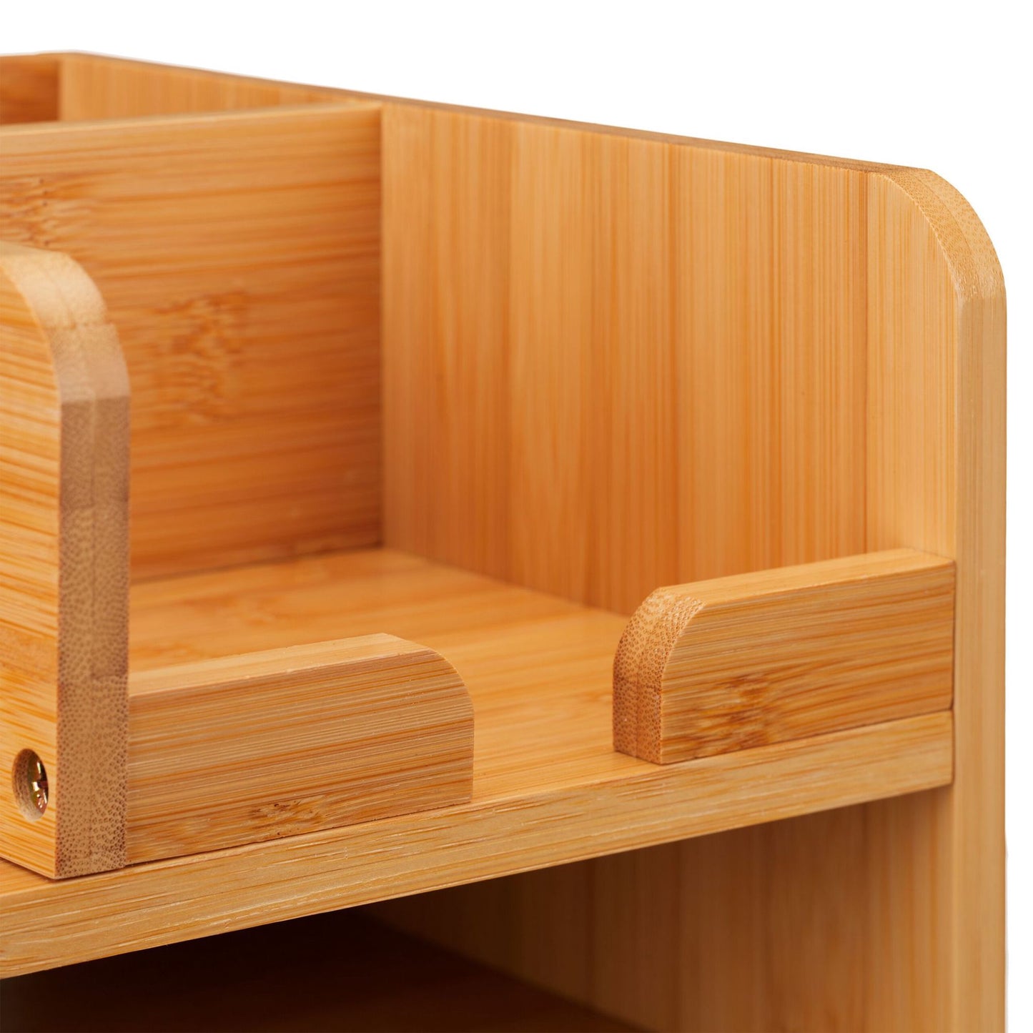 Desk organization with 2 drawers