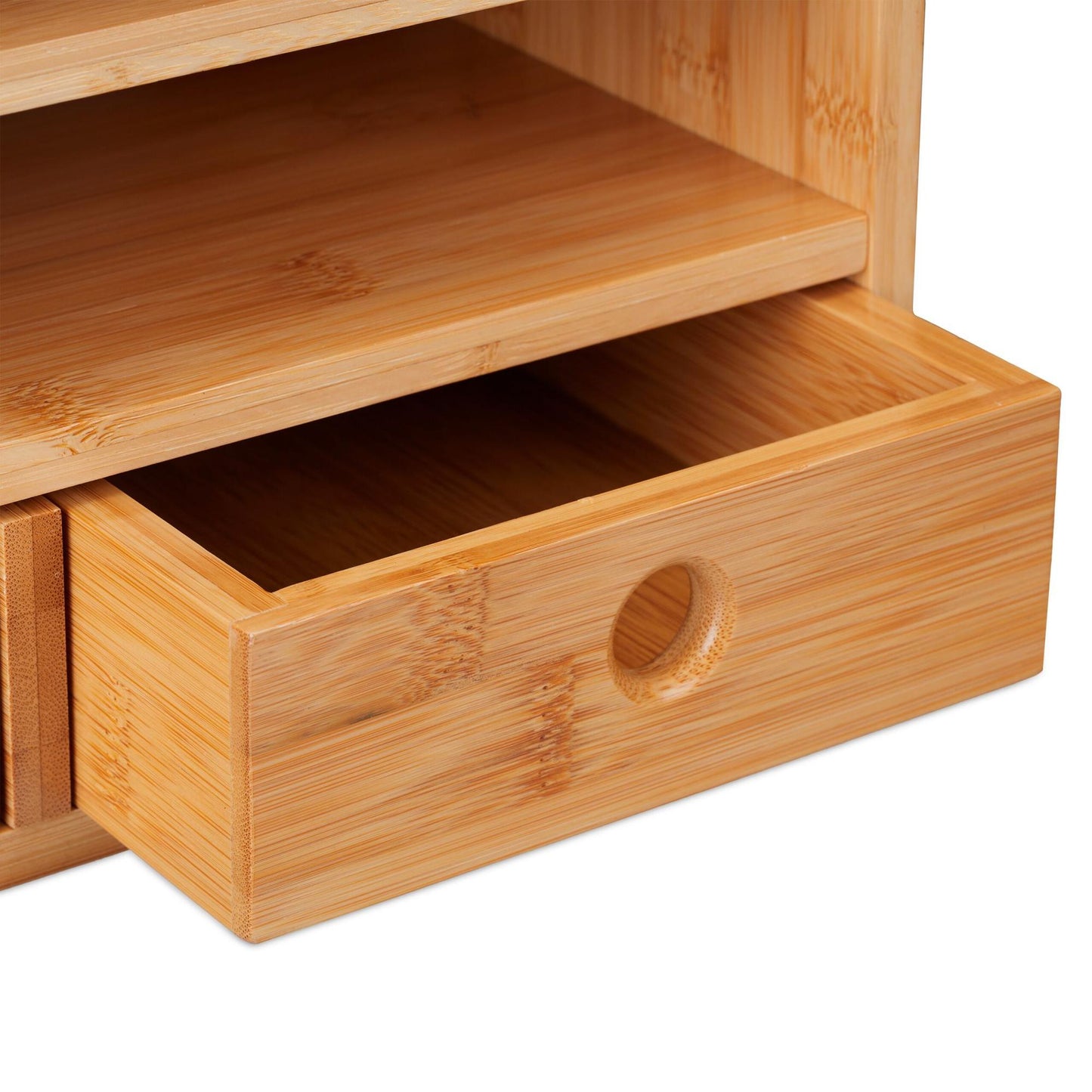 Desk organization with 2 drawers