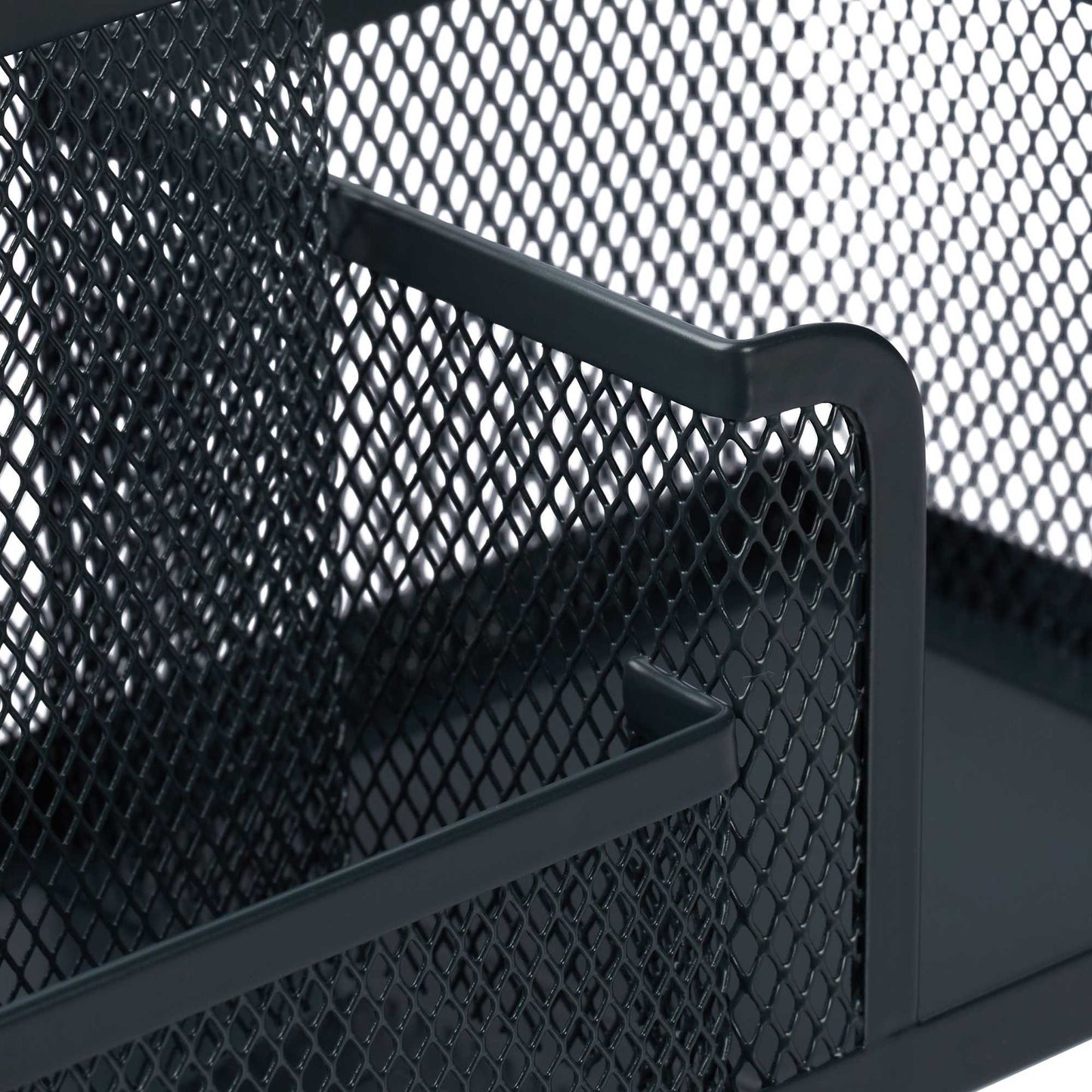 Desk organization with 3 compartments