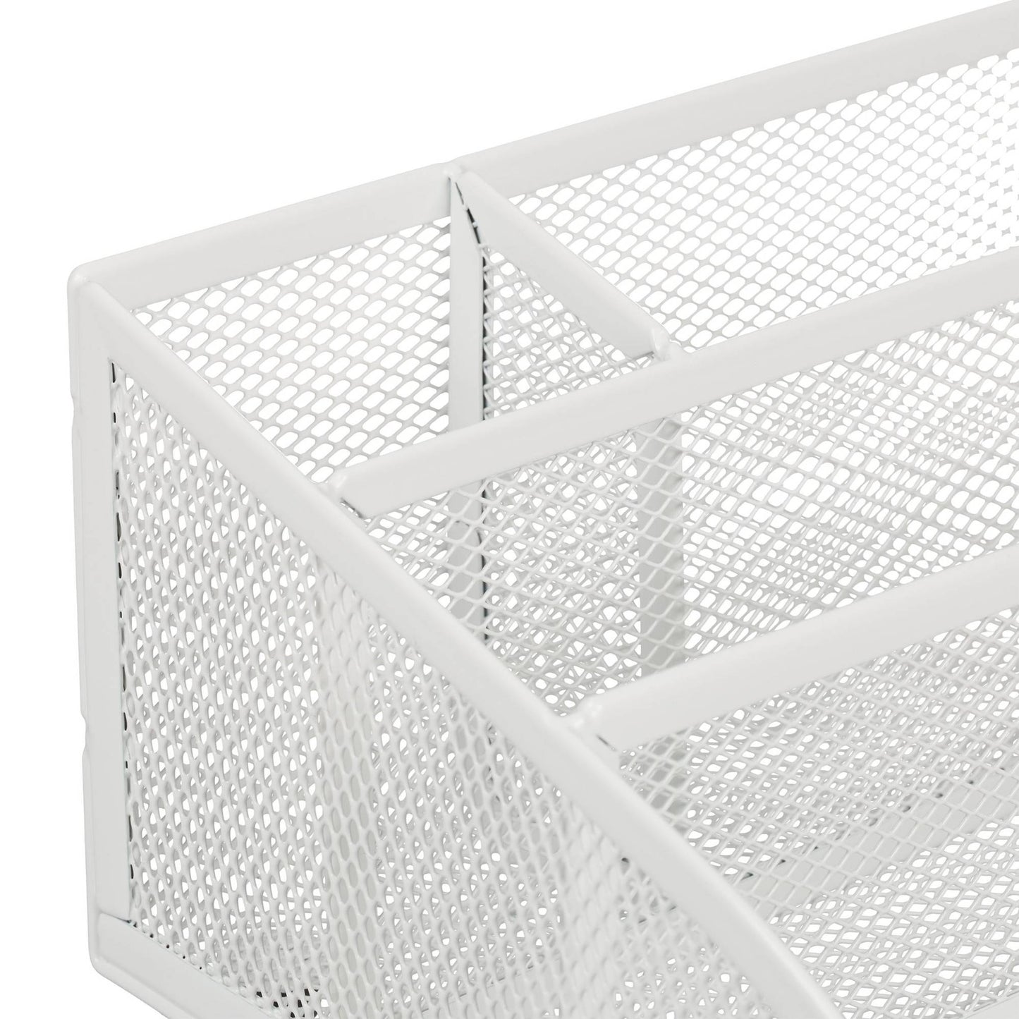 Desk organization with 5 compartments