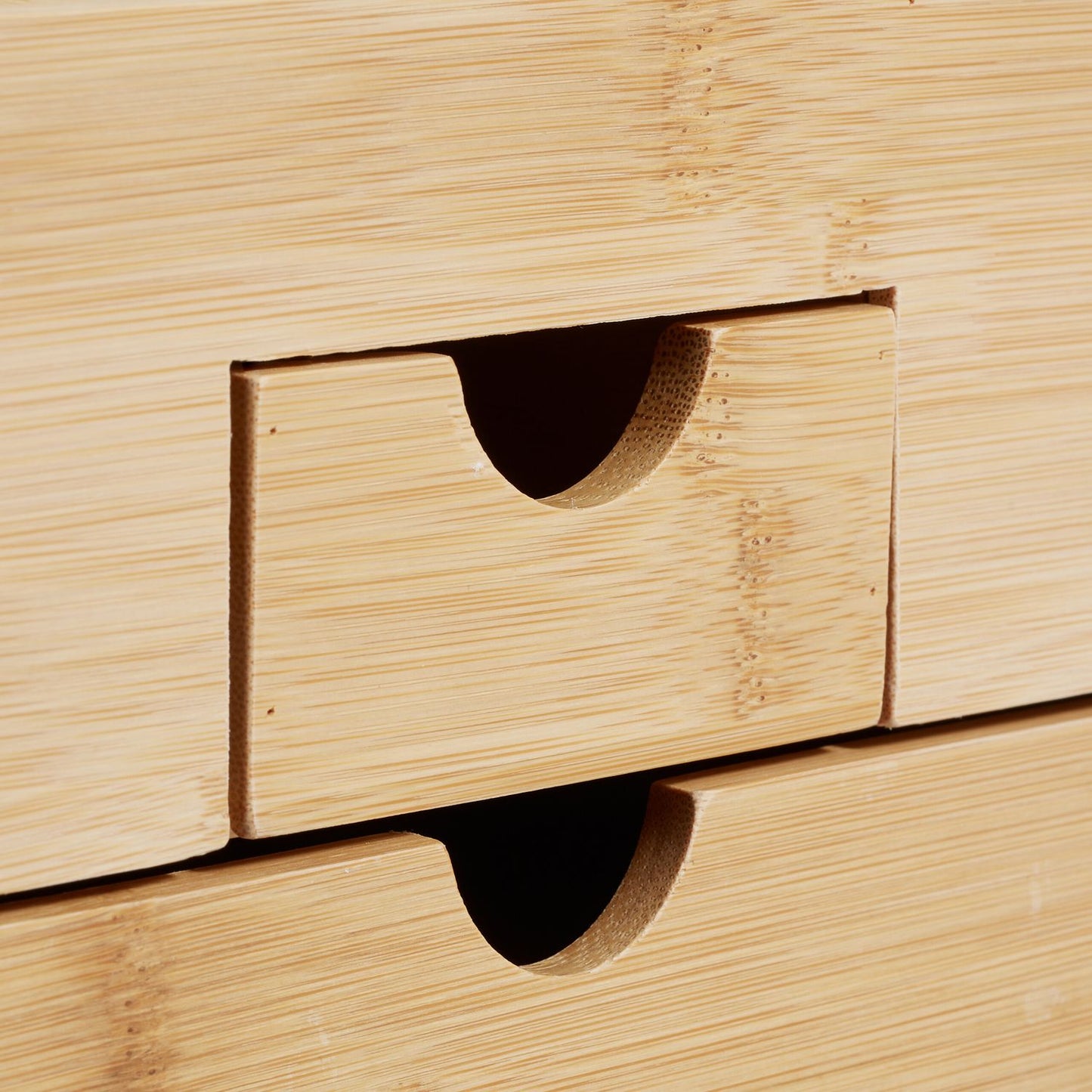 Desk organization with drawers