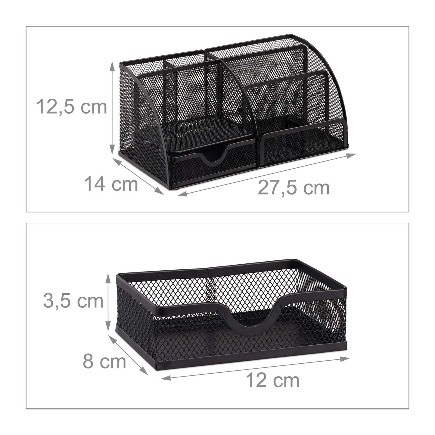 Desk organizer 6 shelves Metal