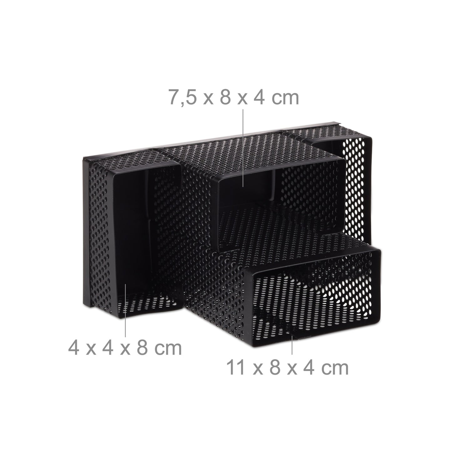 Desk organizer Metal Perforated