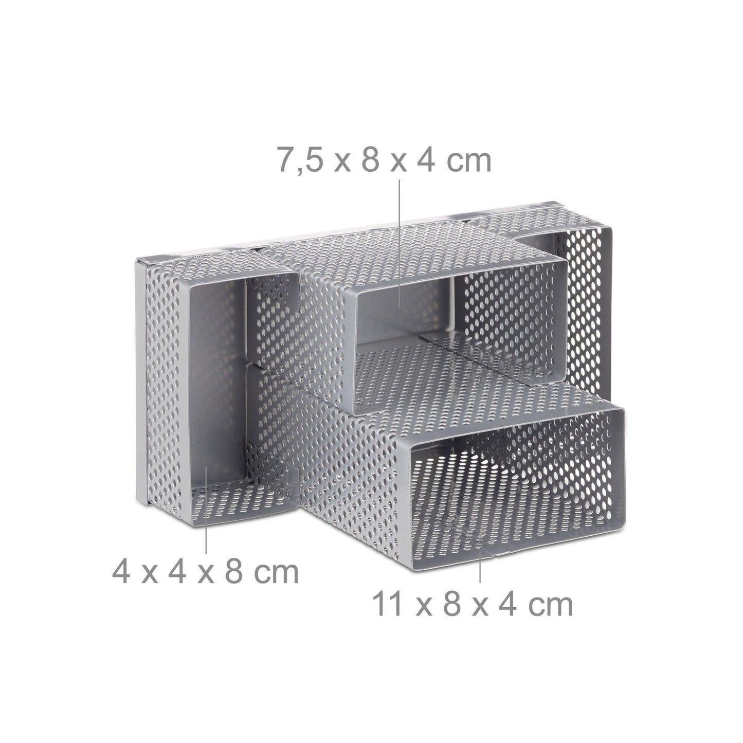 Desk organizer Metal Perforated