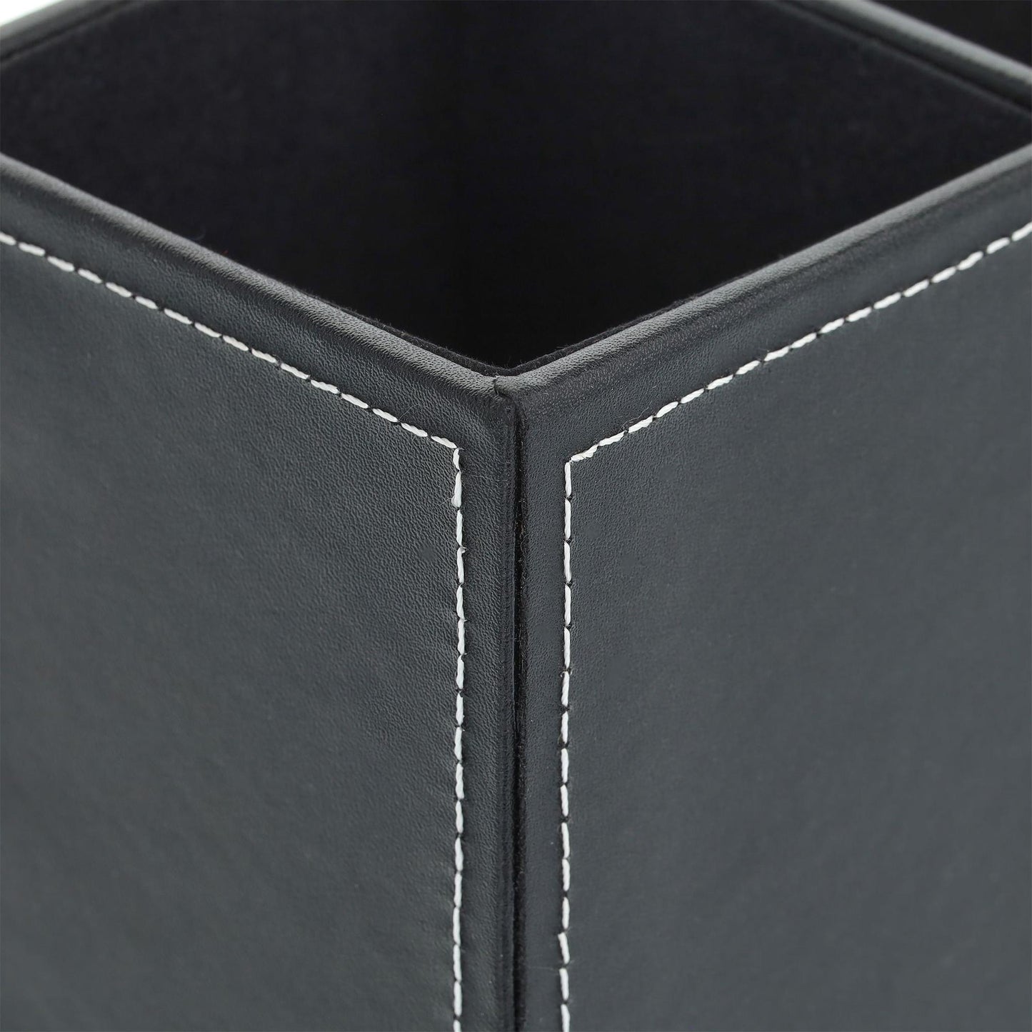 Desk organizer artificial leather