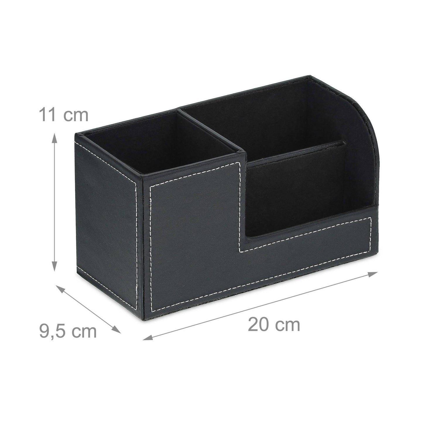 Desk organizer artificial leather