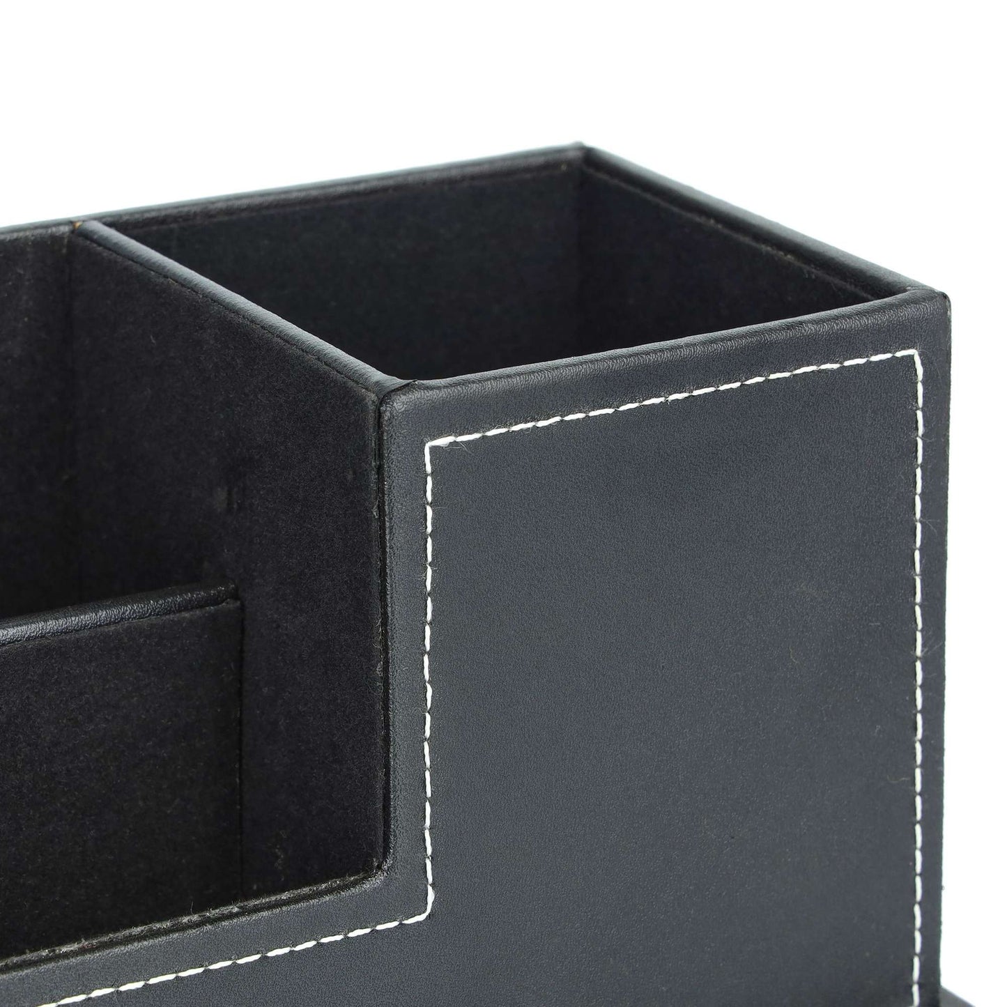 Desk organizer artificial leather