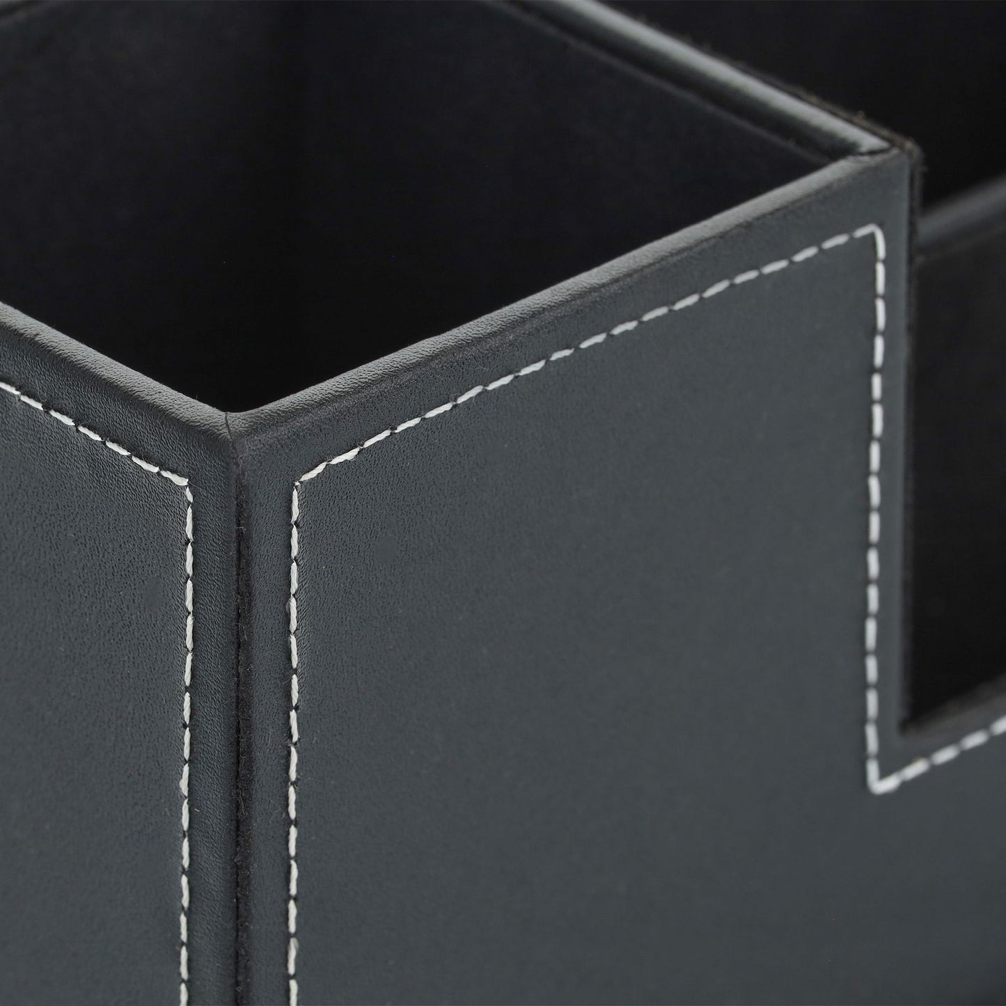 Desk organizer artificial leather