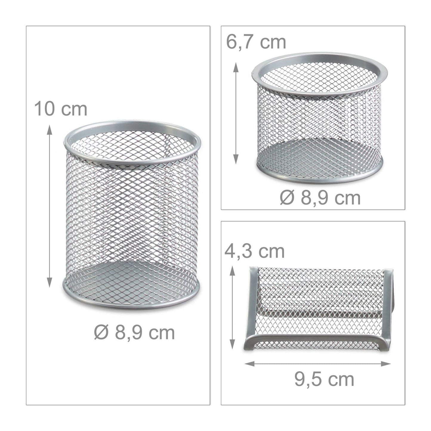 Desk organizer set, 6 parts