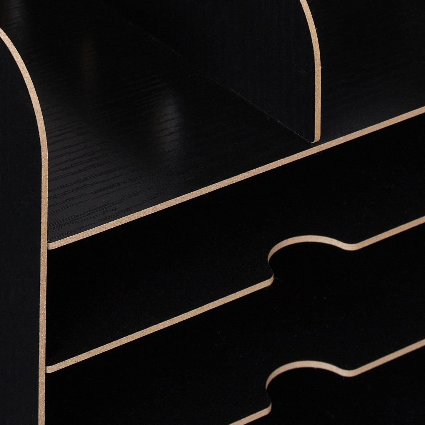 Desk organizer with storage compartment