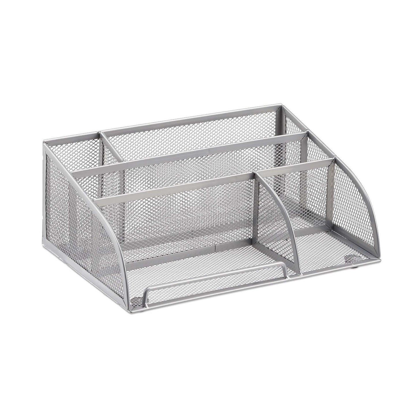 Desk storage in metal