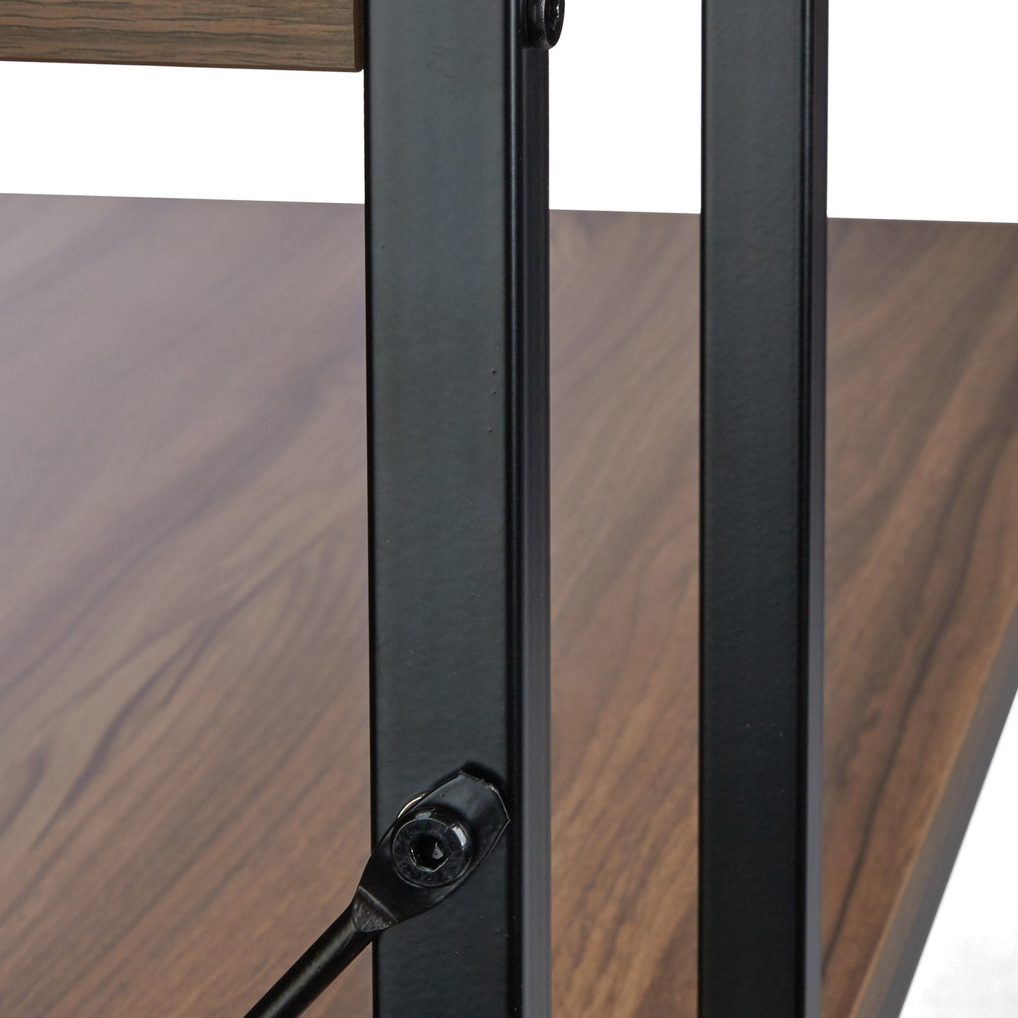 Desk with shelf