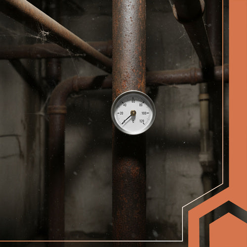 Dial Thermometer for 0-120C Ovens, Pipe Mount